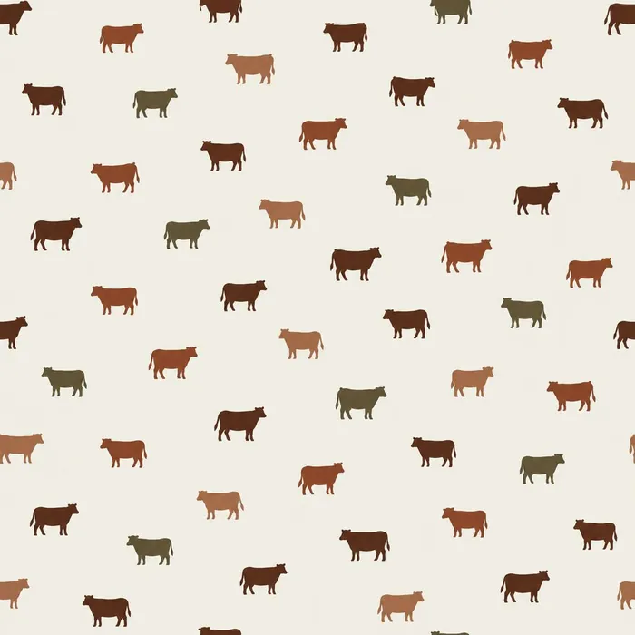 Cow Silhouette print